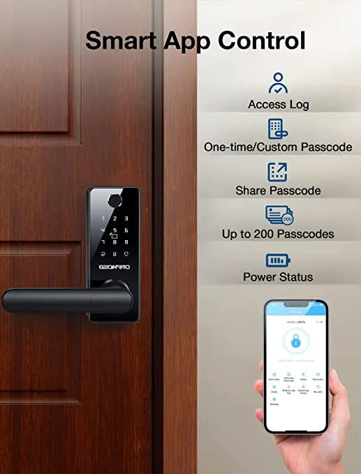 GEONFINO G4 Pro+G2 Smart Lock with WiFi Gateway Set - Geonfino