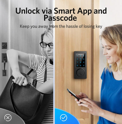 GEONFINO G5 Keyless Entry Door Lock with Bluetooth & App - Geonfino