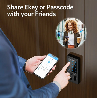 GEONFINO G5 Keyless Entry Door Lock with Bluetooth & App - Geonfino