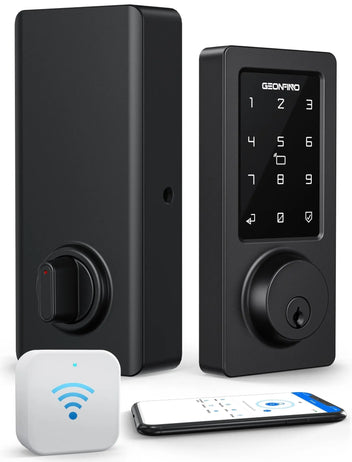 GEONFINO G5+G2 Keyless Entry Smart Lock with Wifi Gateway Set - Geonfino