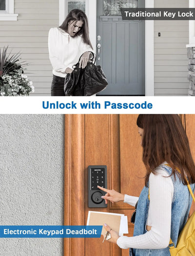 GEONFINO G5+G2 Keyless Entry Smart Lock with Wifi Gateway Set - Geonfino